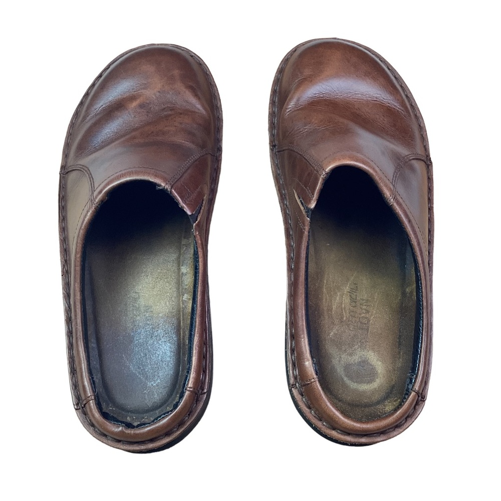 NAOT Leather Clog Mule Mens 42 (US 8.5) Brown - Picture 3 of 9